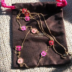 Kate spade Pink Flower Necklace